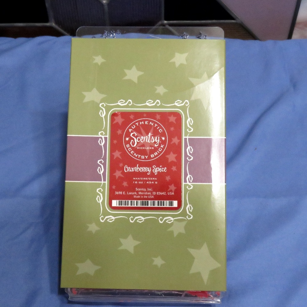 Scentsy Brick Cranberry Spice 16 Oz Wax Cubes